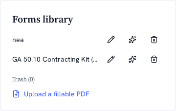 GetSecureForms product screenshot: Your forms, organized